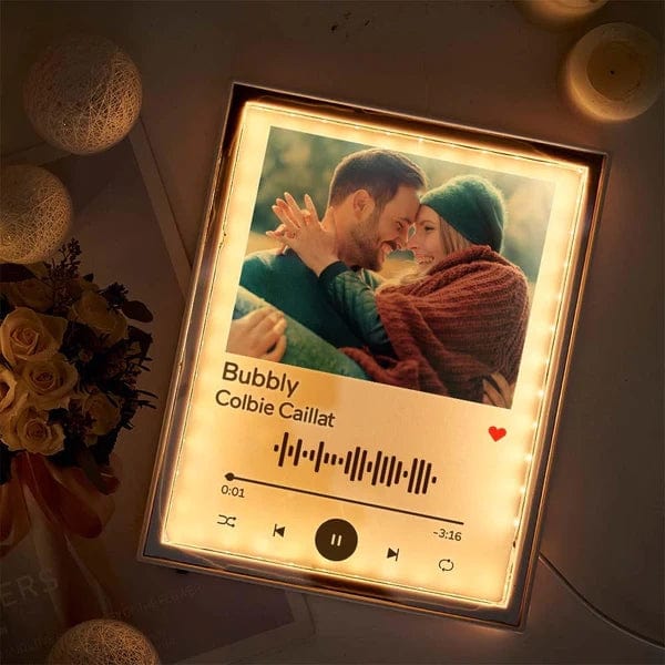 Regalo di San Valentino Codice Spotify Personalizzato Foto Luce